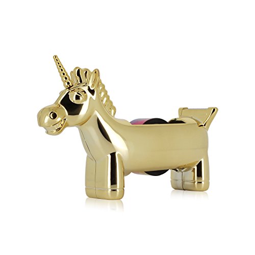 NPW Gold Edition Unicorn Tape Dispenser, Rainbow Tape Pricepulse