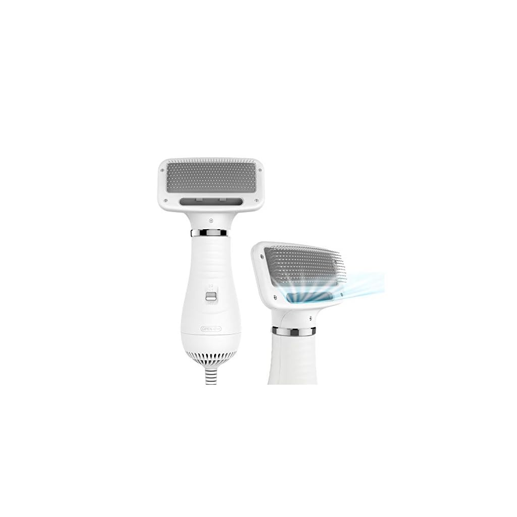 iPettie Pet Hair Dryer, Quiet, 2 Heat Settings & Portable Dog Dryer