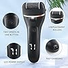 ZOUYUE-Electric-Foot-File-Pedicure-Set-Rechargeable-Waterproof-Hard-Skin-Remover-with-3-Rollers-and-2-Speeds-Callus-Remover-Foot-Care-Gift-Kit-for-Cracked-Heels-Calluses-and-Dead-SkinBlack ZOUYUE Electric Foot File Pedicure Set, Rechargeable Waterproof Hard Skin Remover with 3 Rollers and 2 Speeds, Callus…