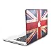 GMYLE UK Flag with Apple Cutout Protective Decal Vinyl Skin Sticker for Apple MacBook White/Macbook Pro/Macbook Air 13-Inch/13.3-Inch