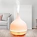 AUKEY Essential Oil Diffuser, 500ml Aroma Humidifier with 4 Timer Settings, Mist Modes and 7 Color Changing LED Lights