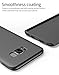 YIHAILU Samsung Galaxy S8 Plus Case Smoothly Skin Shockproof Ultra Thin Slim Full Body Protective Cover For S8+ 6.2 Inch (Silky Black)