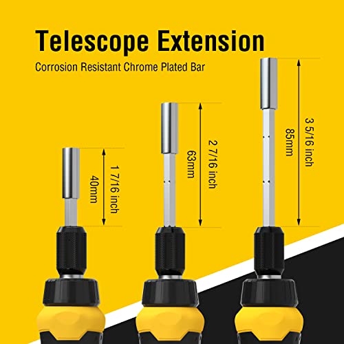 AZUNO 24 IN 1 Ratchet Screwdriver Set with Universal Socket, 20 CRV