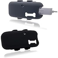 2 Pack Silicone Holder Compatible for Tractive GPS Pet Tracker,Rubber Accessories Cover for Necklace,Secure Sturdy tag case f
