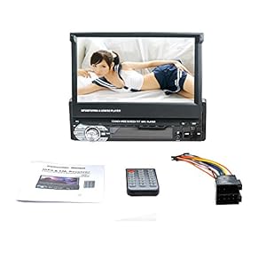 EZoneTronics Indash Autoradio 7 Pollici Richiudibile 1DIN Schermo Pieghevole Auto Radio Stereo FM Bluetooth MP3 MP4… - immagine 8