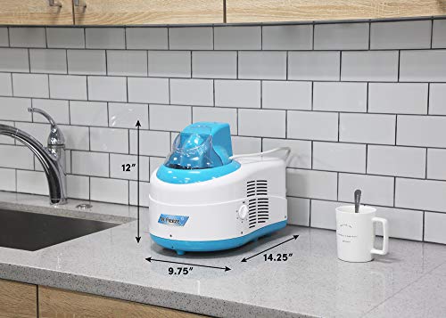 Maxi-Matic Mr. Freeze EIM-550BL 1.5 Quart Ice Cream Maker with Compressor, Blue - Thumbnail 5