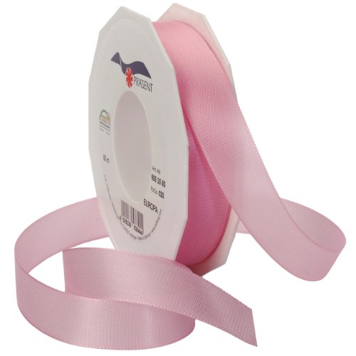 Morex Ribbon Europa Taffeta Ribbon Spool, 1-Inch by 55-Yard, Light Pink