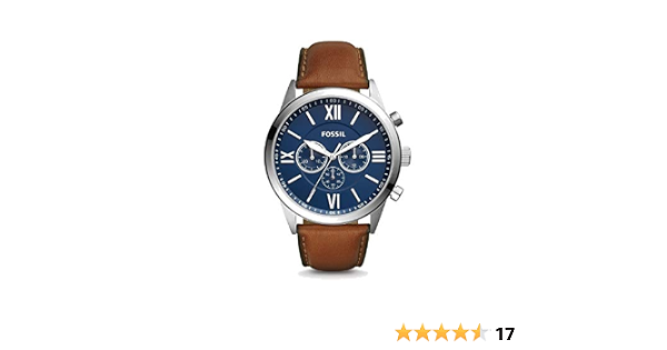 Fossil Flynn Chronograph Brown Leather 