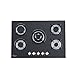 Empava 30 Inch Gas Cooktop LPG/NG Convertible with 5 Italy SABAF Burners Tempered Glass in Black