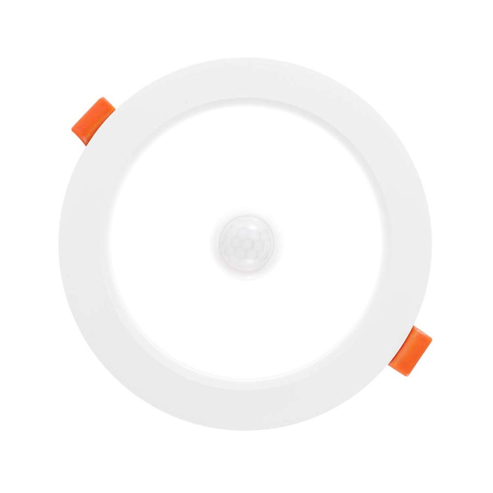 Led Recessed Lights with Ir Motion Sensor, 12 W Led Recessed Spotlight Replaces 75 W Halogen, 4000 K White Led Recessed Light, Round Led Ceiling Light, Ceiling Spotlight Mini Slim Ceiling Light