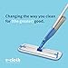 E-Cloth Aqua Spray Deep Clean Microfiber Mop with On-Board Water Sprayer, 100 Wash Guarantee, 1 Pack