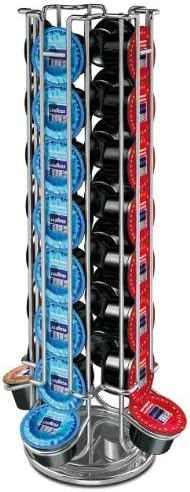Serafino Zani Tavola Swiss Capstore Blue Kaffeekapselständer for Lavazza 32 Capsules