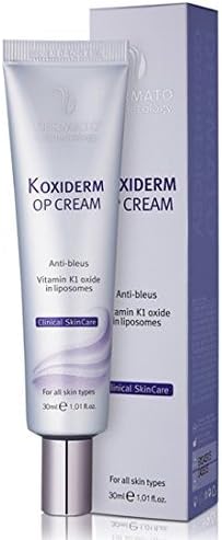 Vitamin K1 Cream, Minimizing Appearance of Scars, Dark Eye Circles, Bruises, Varicose Veins, Purpura and Redness 1.01Oz by dermato