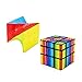 Bfull Cube Set 1 Speed Cube Set, 3x3x3 Magic Cube Set of Torsion Twisted Cube and Colorful Cube Puzzle Toy - Perfect Gifts for Kids and Adults