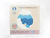 Organic Bamboo Crib Mattress Protector - Vinyl Free, Fitted Sheet Style, Waterproof, Hypoallergenic, Highly Absorbent, Ultra Soft, Includes Free Organic Muslin Washcloth!