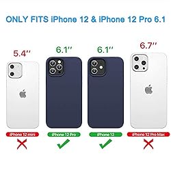 J.west Compatible with iPhone 12 Case and iPhone 12
