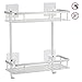 Hawsam No Drilling Bathroom Shelves, Aluminum 2 Tier Shower Shelf Caddy Adhesive Storage Basket for Shampoo