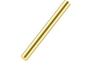 DYWISHKEY 1 Pieces 12 inches 7/8 inch Brass Rods, Brass Round Stock Lathe Bar Stock for DIY Craft Making, Handle Pin, Brass Rod 7/8 inch in Diameter, 12 inches in Length
