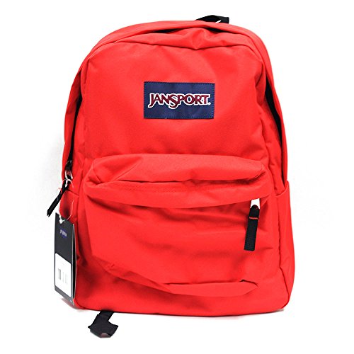 jansport superbreak backpack red