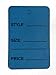 Metronic Price Tags, Perforrated Merchandise Marking Tags, One-Part Paper Tags, 1-1/4 x 1-7/8 - Inches Marking Tags, Pack of 1000 (Blue)