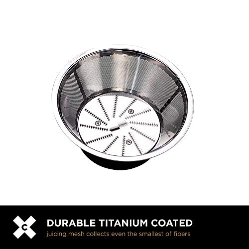 Crux Easy to Clean 5Speed Digital Juicer with 5 Custom Settings