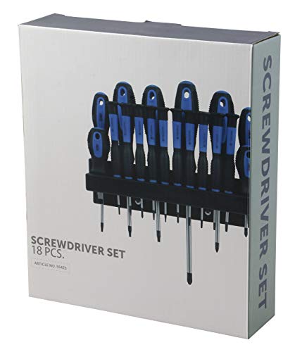 vendify® Schraubendreher Set Torx 18-teilig Magnetisch inkl. Wandhalterung Kreuzschlitz, Schlitz, Torx, Phillips… – Bild 4