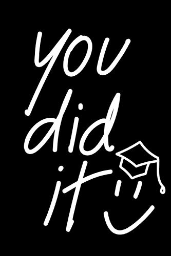 You did it: Blank lined notebook journal