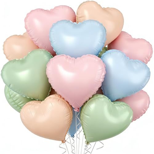 Green, Light Blue, Light Pink