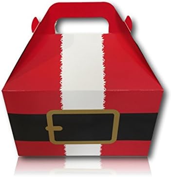 Limited Edition Christmas Holiday Gift Package by AtHomePlus (34 Count) --Perfect Present for Family, Friends, or Office!! (Santa Belt)