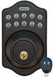 LockState LS-DB500R-RB Electronic Deadbolt with RF Remote, 