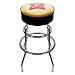 Bar Stool - Miller High Life Logo Stool with Foam Padded Seat - Swivel Chair for Game Room, Garage, or Home Bar by Trademark Gameroom