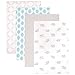 Luvable Friends Unisex Baby Cotton Flannel Receiving Blankets, Elephant 4-Pack, One Size
