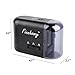 Finnhomy Electric & Battery Operated Pencil Sharpener for Kids Home School Classroom Office, Art & Craft, Works w/Lead & Colored Pencils Automatic Pencil Cutter - Black