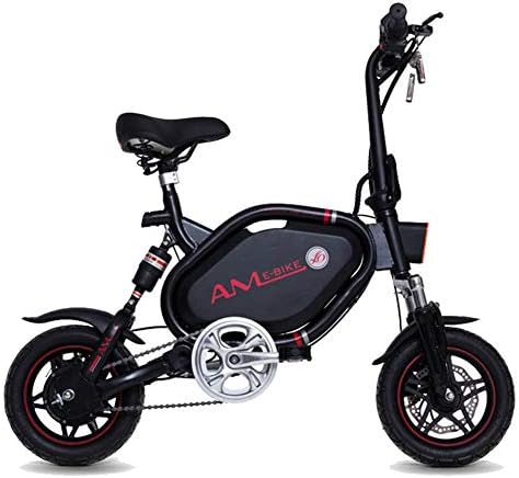 LETFF Adult Folding Electric Bicycle 12 Inch 350W, Aluminum Alloy Lithium Battery Folding Mountain Bike