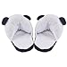 Coxeer Unisex Cute Cartoon Cotton Panda Stripe Slippers (Panda Cute (Euro 36-39))