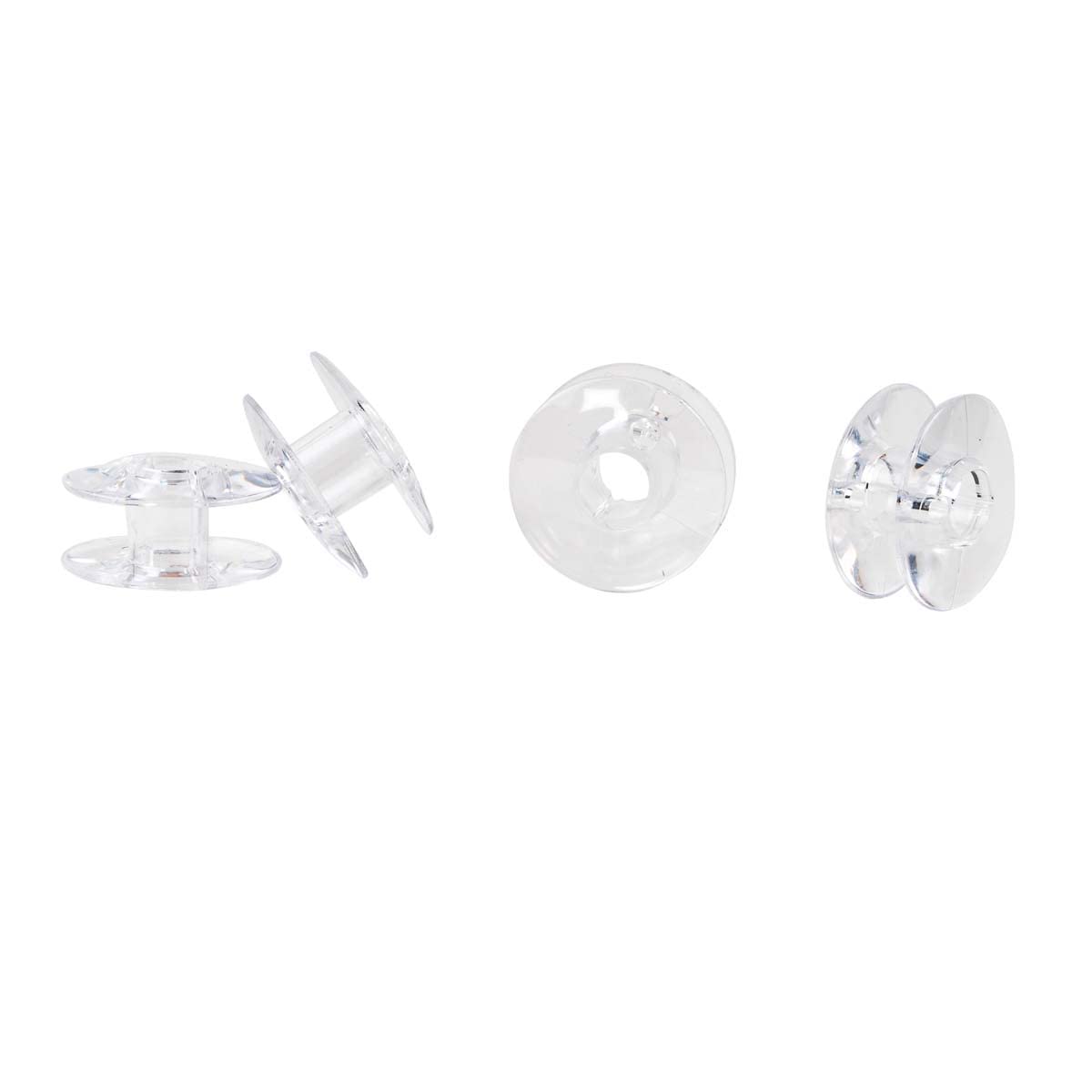 SINGER Bobbins Class 66 Transparent Plastic Bobbins – Replacement Bobbins for Sewing Machine, Bobbins Sewing Machine, Sewing Machine Bobbins, Sewing Machine Accessories, 4ct