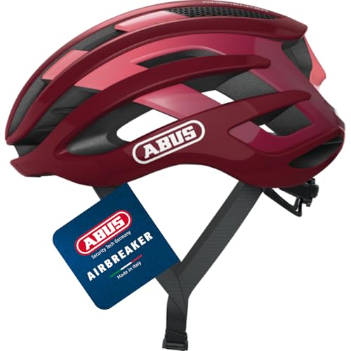 ABUS Rennradhelm AirBreaker - High-End Fahrradhelm für den professionellen Radsport - für Jugendliche und Erwachsene - Helm für Damen und Herren - Bor