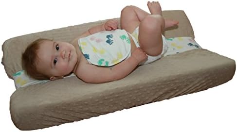 Wiggle Worm Wrap, A Universal Diaper Changing Pad Baby Restraint (Hand and Foot Print)