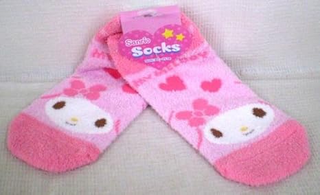 マイメロディ 大人キャラクターソックス 靴下 モコモコ サンリオ モコモコ大人キャラクターソックス靴下 おもちゃ おもちゃ Amazon