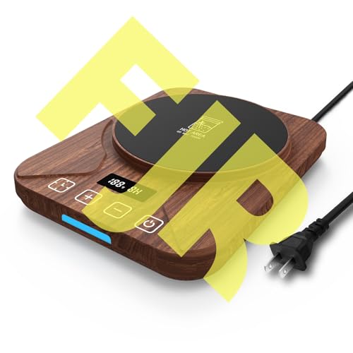 Photo 1 of Sourdough Starter Warmer Mat - 24H Timer - Precise 1°F Thermostat Control (70-100°F) - Smart Memory Warming On/Off - Fits Jars Up to 40oz - Perfect for Home Baking (Brown)