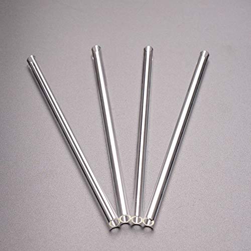 MIXIAO Glas Strohhalme 21.5 cm Transparent Trinkhalm - 12 Stück gerade - Wiederverwendbare Glas Trinkhalme + 4… – Bild 7