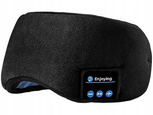 Sleep Mask with Built-in Bluetooth Headphones, Wireless Music Mask, Touch Control, Noise Cancelling, Lightweight and Comfortable for Travel, Nap, Yoga, Sleep and Rest