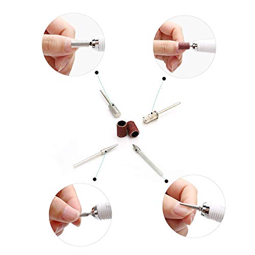 Nail Drill Electric Nail File for Acrylic Nails [110V ONLY], Manicure Pedicure Tools, 35000RPM (Black) - Thumbnail 6