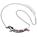 BONSNY Signature collection “LIMMO“ Love Heart Enamel Zinc Alloy Metal Pets Dachshund Necklace Dog Animal pendant 18