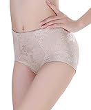 NINGMI Women Butt Lifter Padded Control Panties Hip Enhancer Underwear Shapewear,Apricot,Large