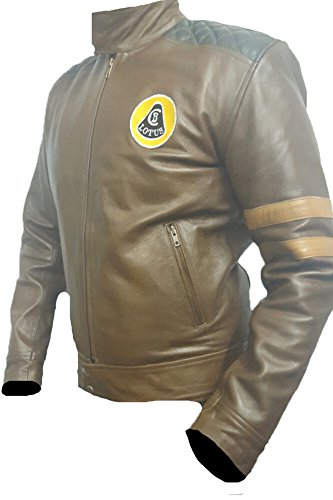 Prlwrs Lotus Racing Brown Leather Jacket Desertcart INDIA