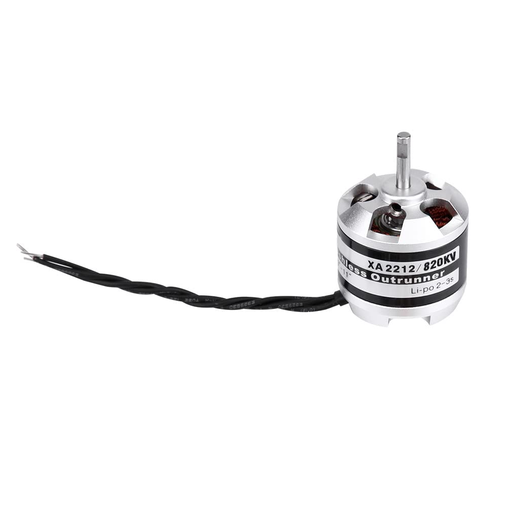 RC Drone Brushless Motor, EMAX XA2212 820KV/980KV/1400KV 2-3S Brushless Motor for RC Drone Quadcopter Multi-rotor Aircraft Accessroy Parts(820KV)