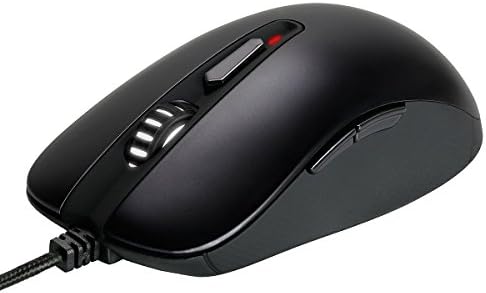 AZIO Gaming 3500dpi USB 6 Buttons Including Mouse Wheel (Black Red)