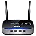 Bluetooth 5.0 Transmitter Receiver,3-in-1 Wireless Bluetooth Audio Adapter with NFC Function,aptX HD & aptX LL(Low Latency),262ft Extra Long Range,Double Pairing Simultaneously,for TV,PC,Car Musicthumb 1