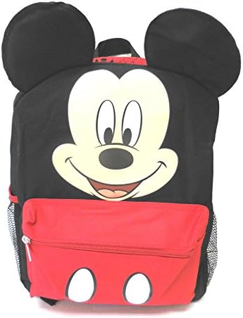Disney Mickey Mouse Smiley Face with Ears Kids Backpack 12"